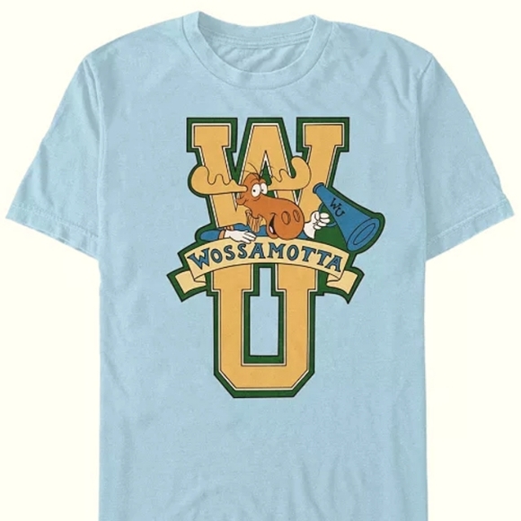 Rocky & Bullwinkle Wossamotta Medium Men's T-shirt - Picture 1 of 3